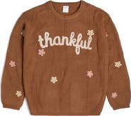 Sweet Wink Thankful Thanksgiving Women's Sweater