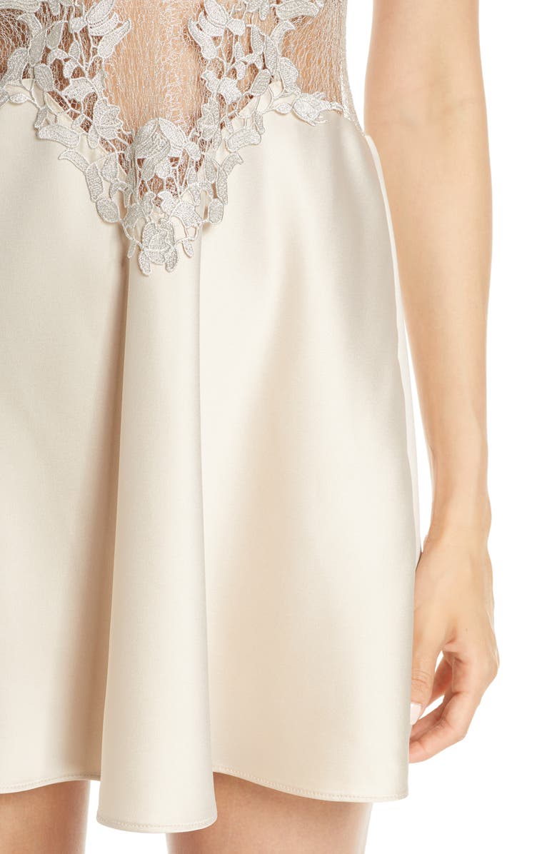 Flora Nikrooz Showstopper Chemise, Alternate, color, Champagne