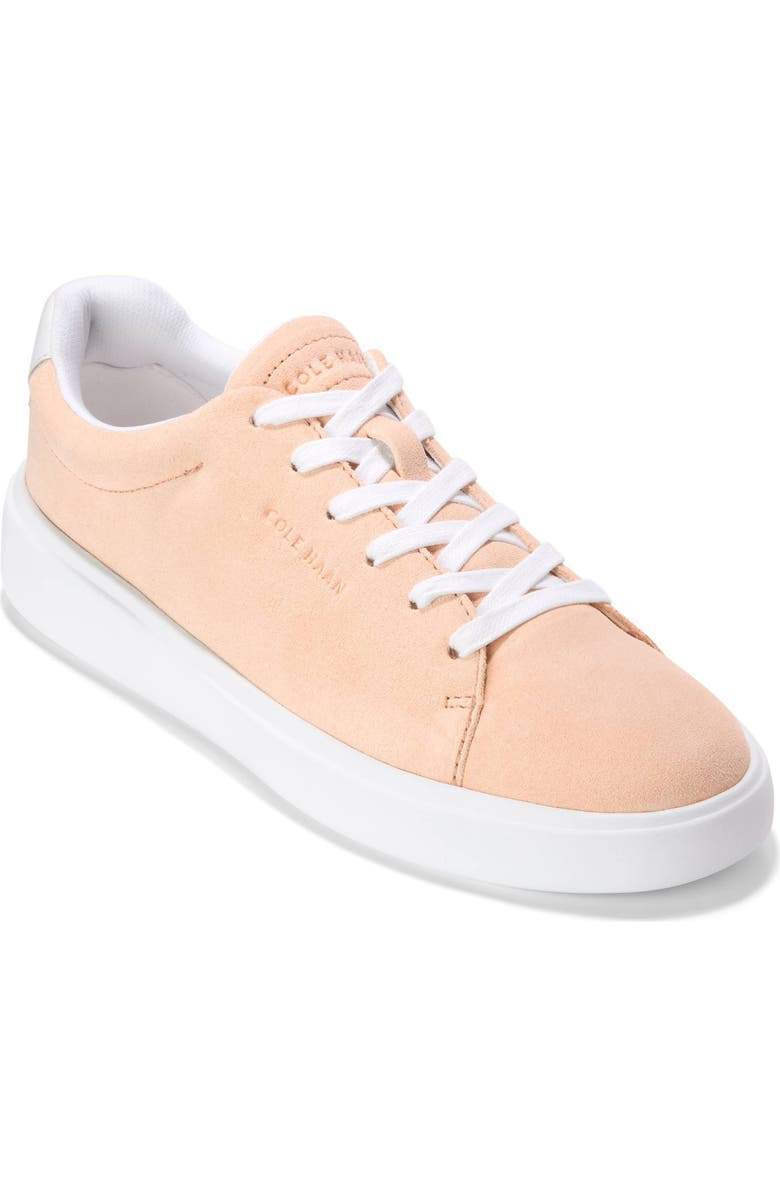 Cole Haan GrandPro Crosscourt Traveler Sneaker, Main, color, Beach Sand Suede/ White