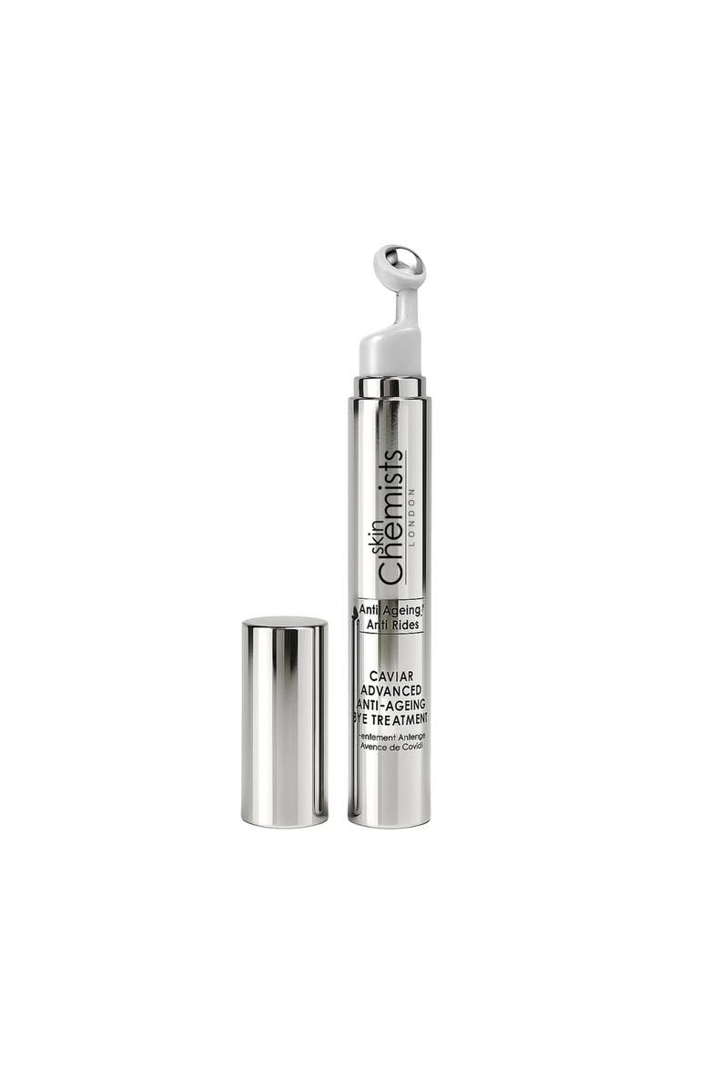 SKINCHEMISTS Caviar Advanced Anti-Ageing Eye Treatment 15ml for Loss of Firmness, Fine Lines & Wrinkles, Main, color, White