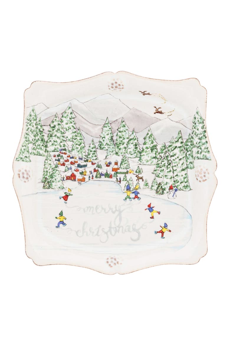 Berry & Thread North Pole Ceramic Sweets Tray, Main, color, MULTI