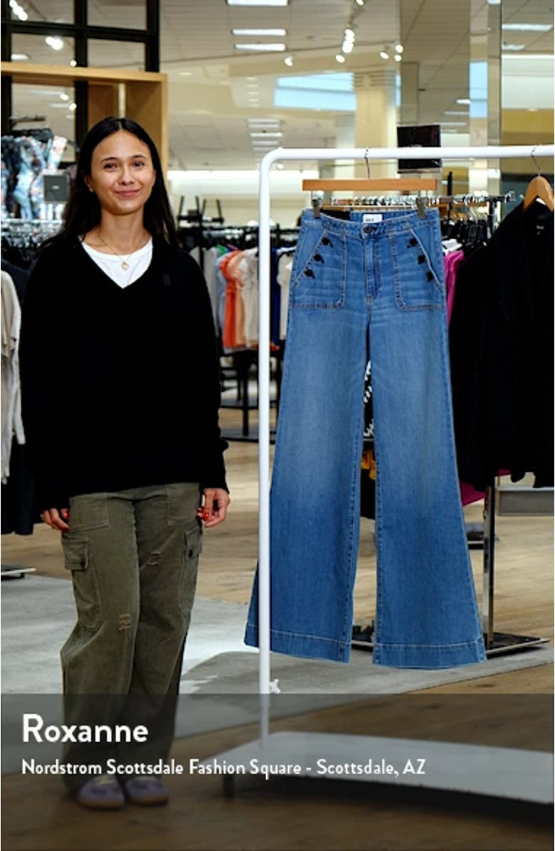 Brick House Wide Leg Sailor Jeans, sales video thumbnail