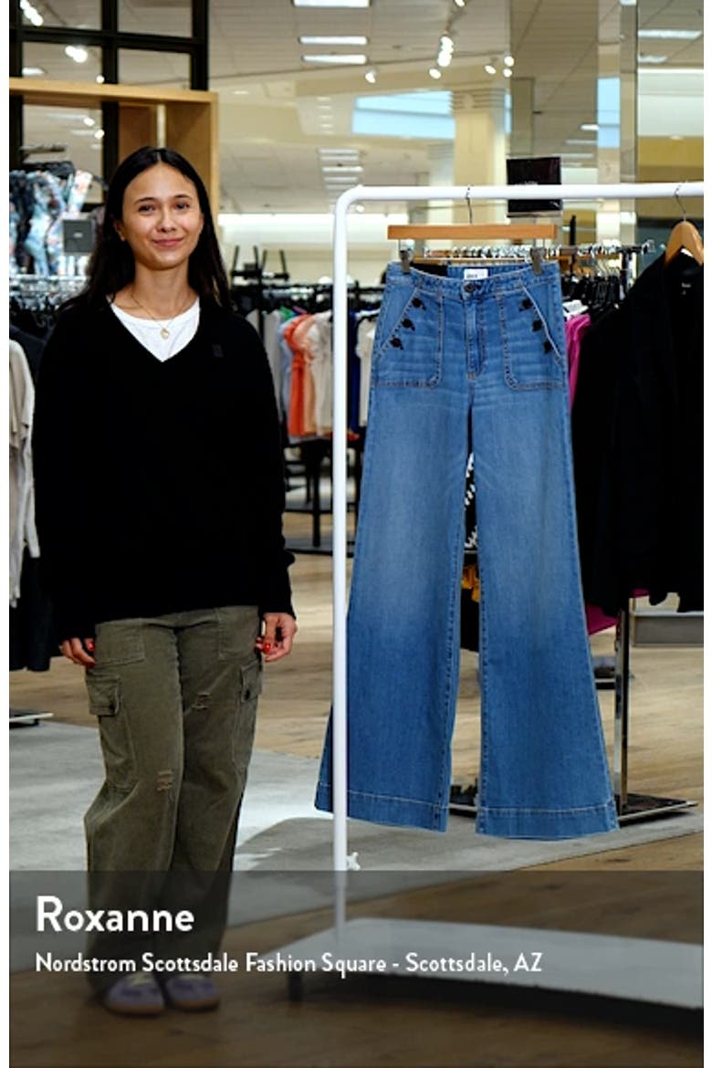 Brick House Wide Leg Sailor Jeans video