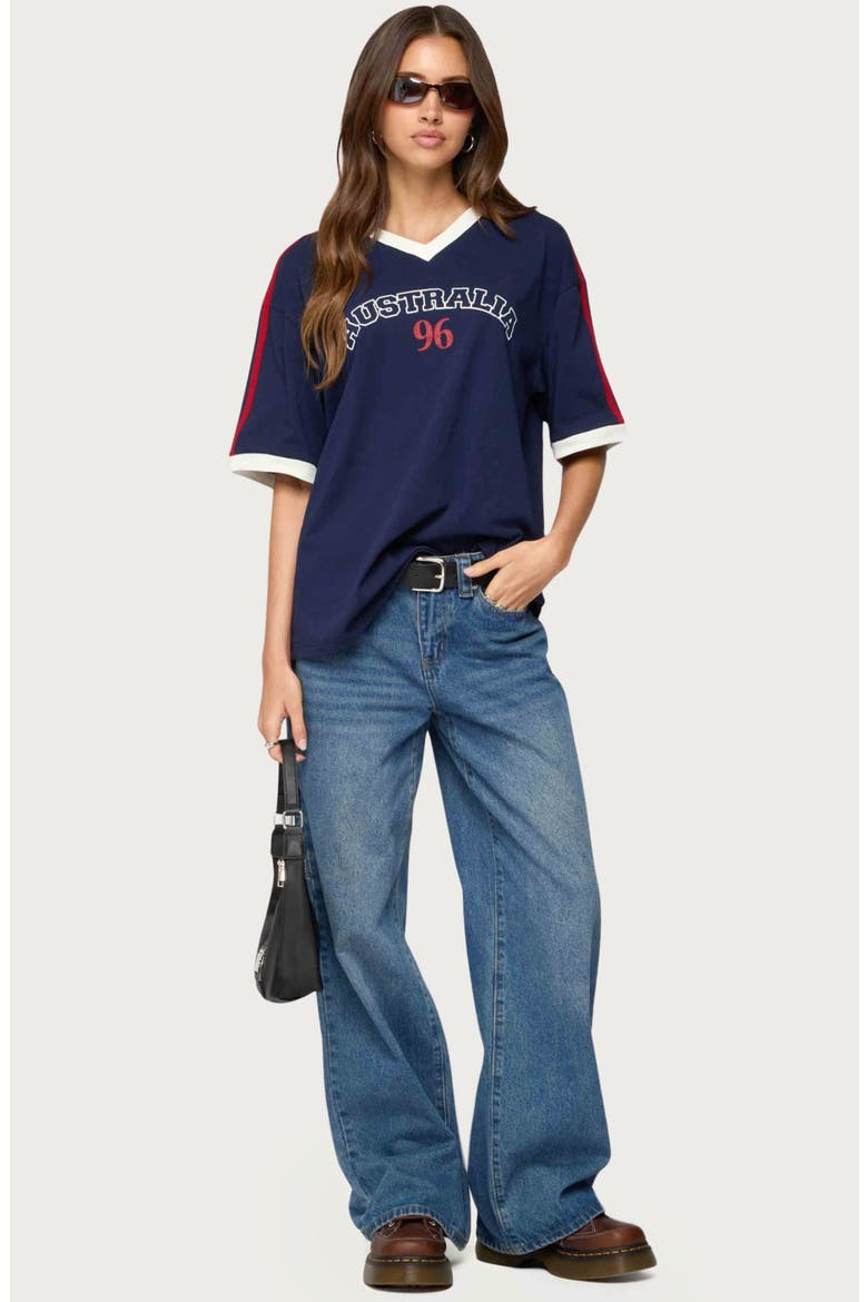Australia 96 Oversize T-Shirt, Alternate, color, NAVY
