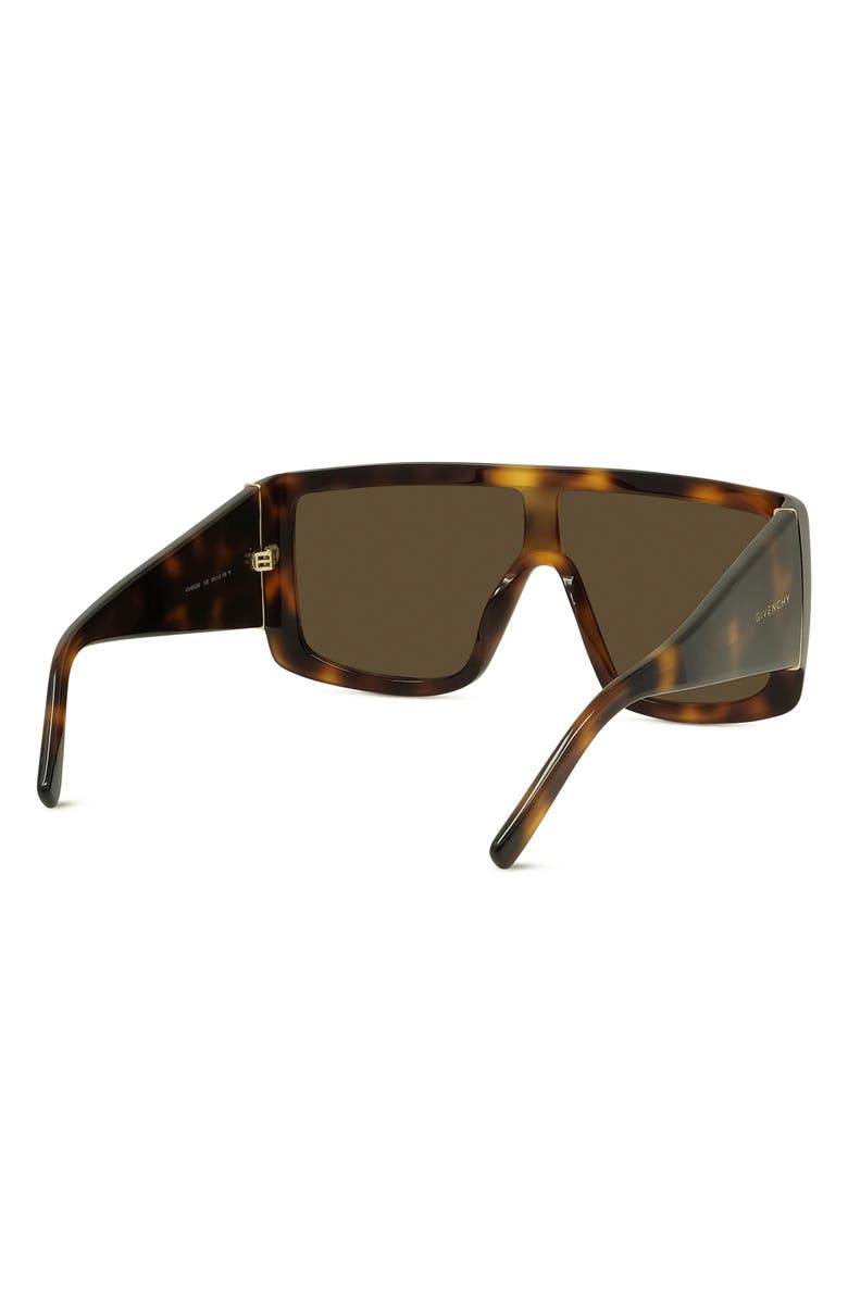 Givenchy Rectangular Flat Top Sunglasses, Alternate, color, Blonde Havana / Brown