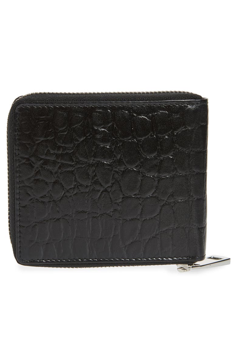 Ted Baker London Shoppa Leather Zip Wallet, Alternate, color,