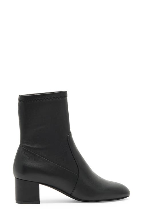 Stuart Weitzman Sofia Stretch Bootie In Black