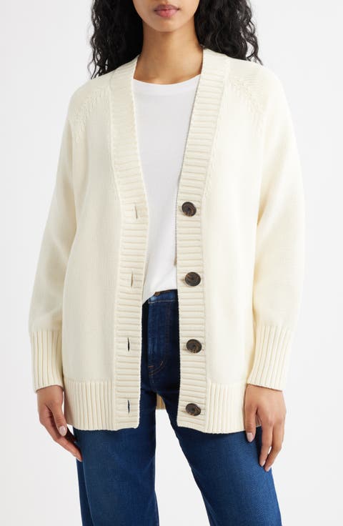 Oversized Cotton Cardigan