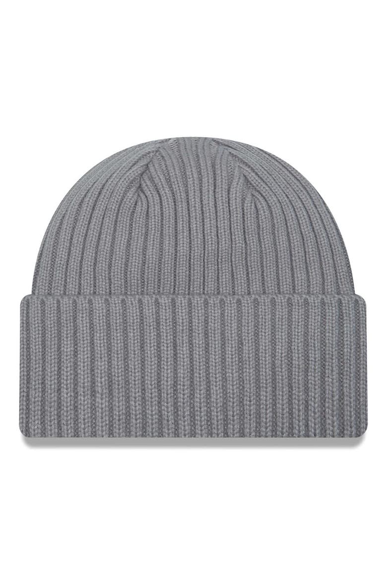 Men's New Era  Gray Green Bay Packers Color Pack Multi Cuffed Knit Hat, Alternate, color, Gray