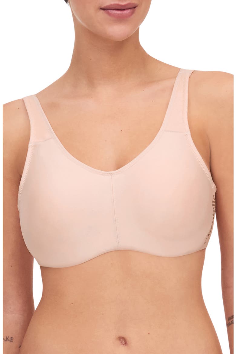 Everyday High Support Underwire Minimizer Sports Bra, Main, color, ROSE