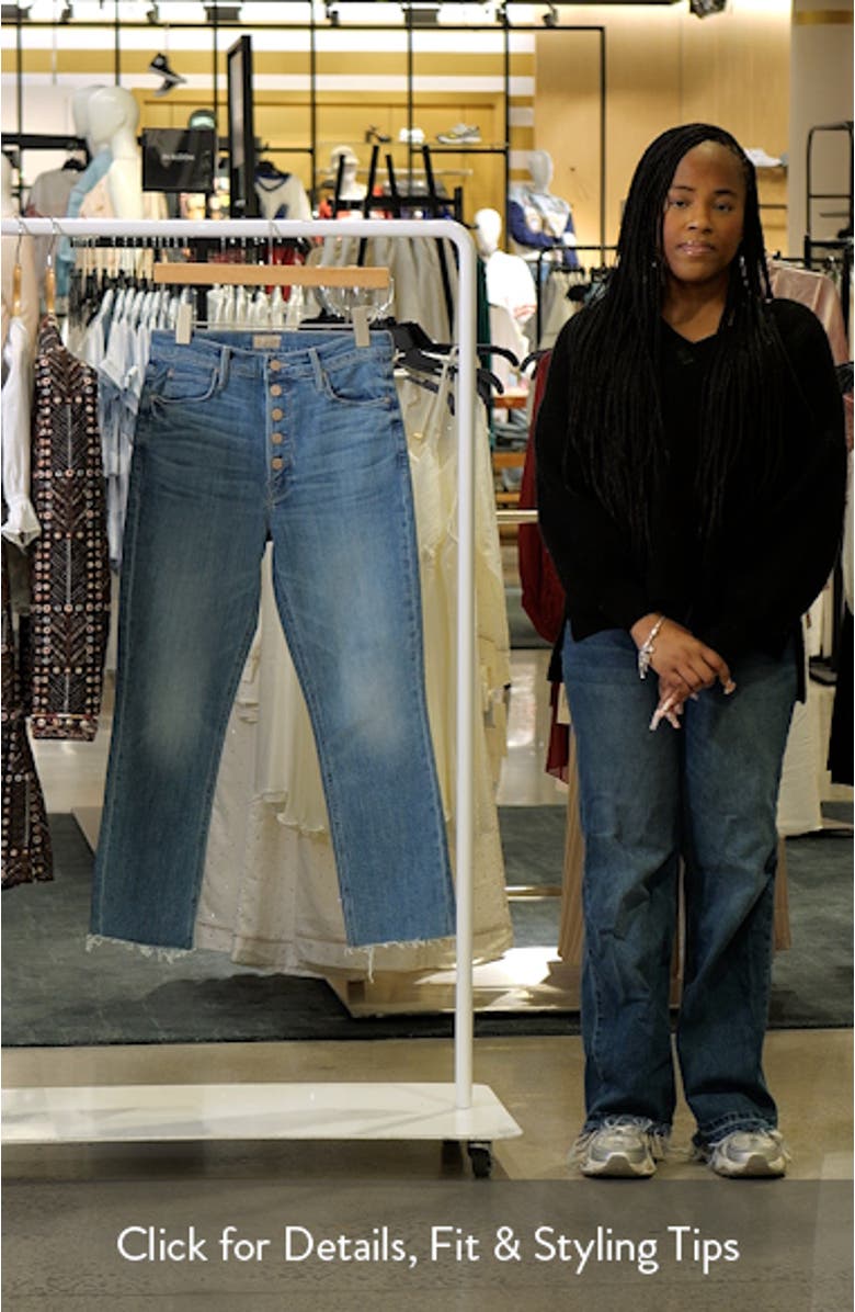 The Pixie Dazzler Fray Hem Ankle Jeans, sales video thumbnail