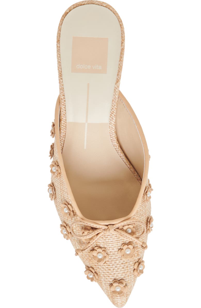 Dolce Vita Camilo Woven Pointed Toe Pump, Alternate, color, Light Natural Raffia