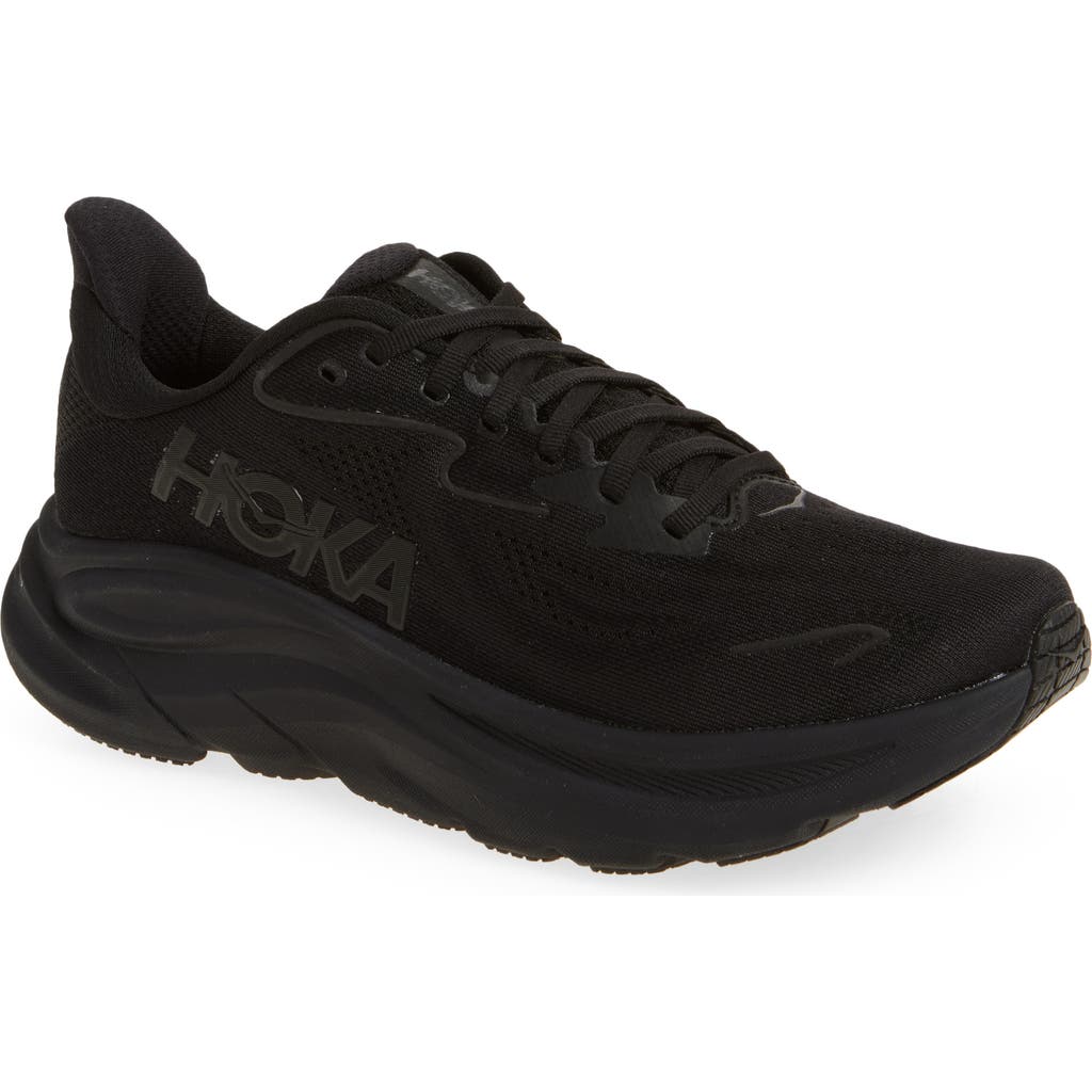 Hoka Clifton 10 Running Shoe In Black