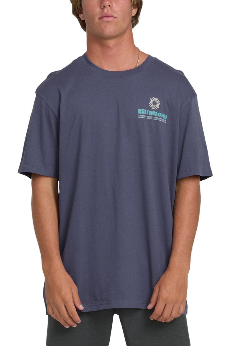 Single Fin Premium Graphic T-Shirt, Main, color, GRAYSTONE