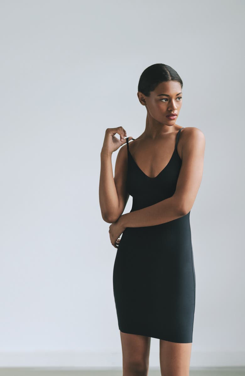 Commando Two-Faced Tech Control Slip, Alternate, color, Black