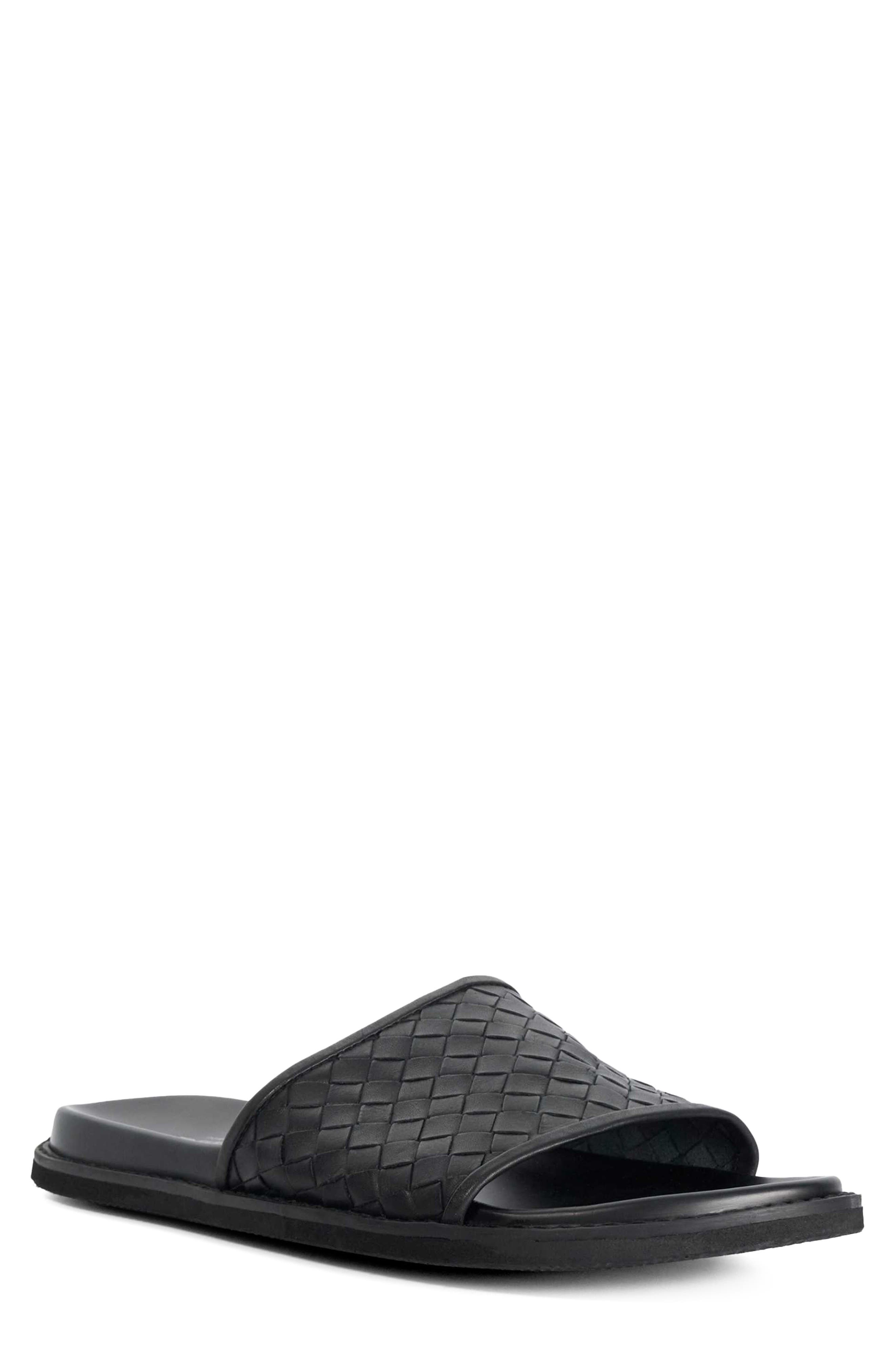 Dune London Ivar Slide Sandal, Main, color, Black