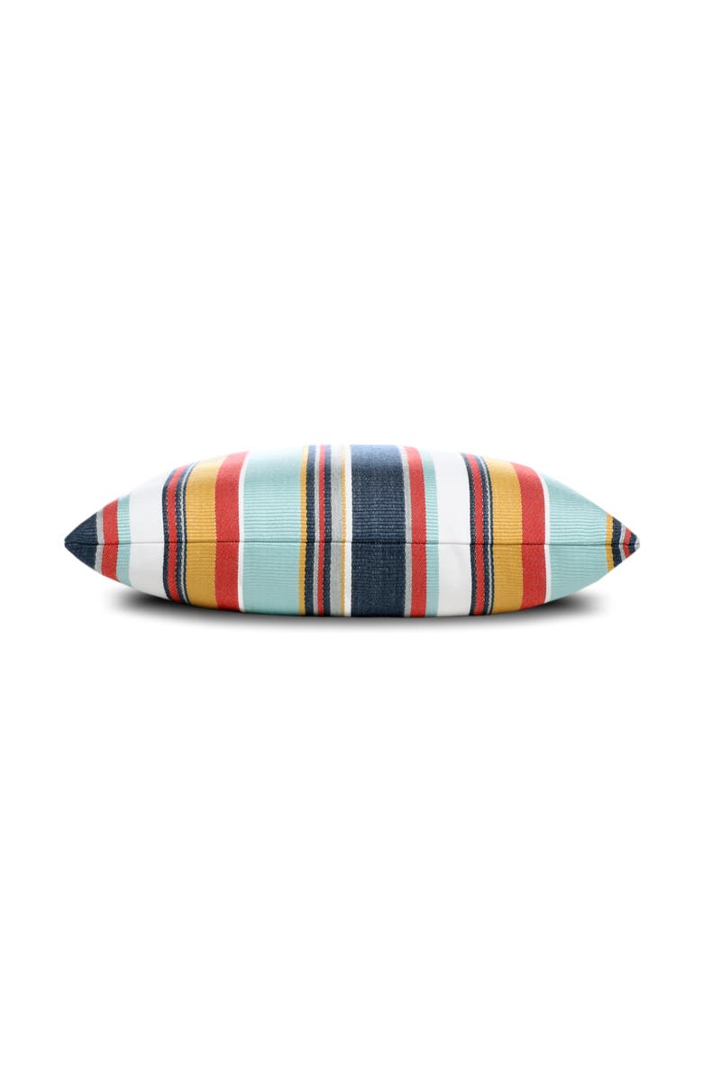Elaine Smith Sicily Stripe Indoor & Outdoor Woven Accent Pillow, Alternate, color, Multi