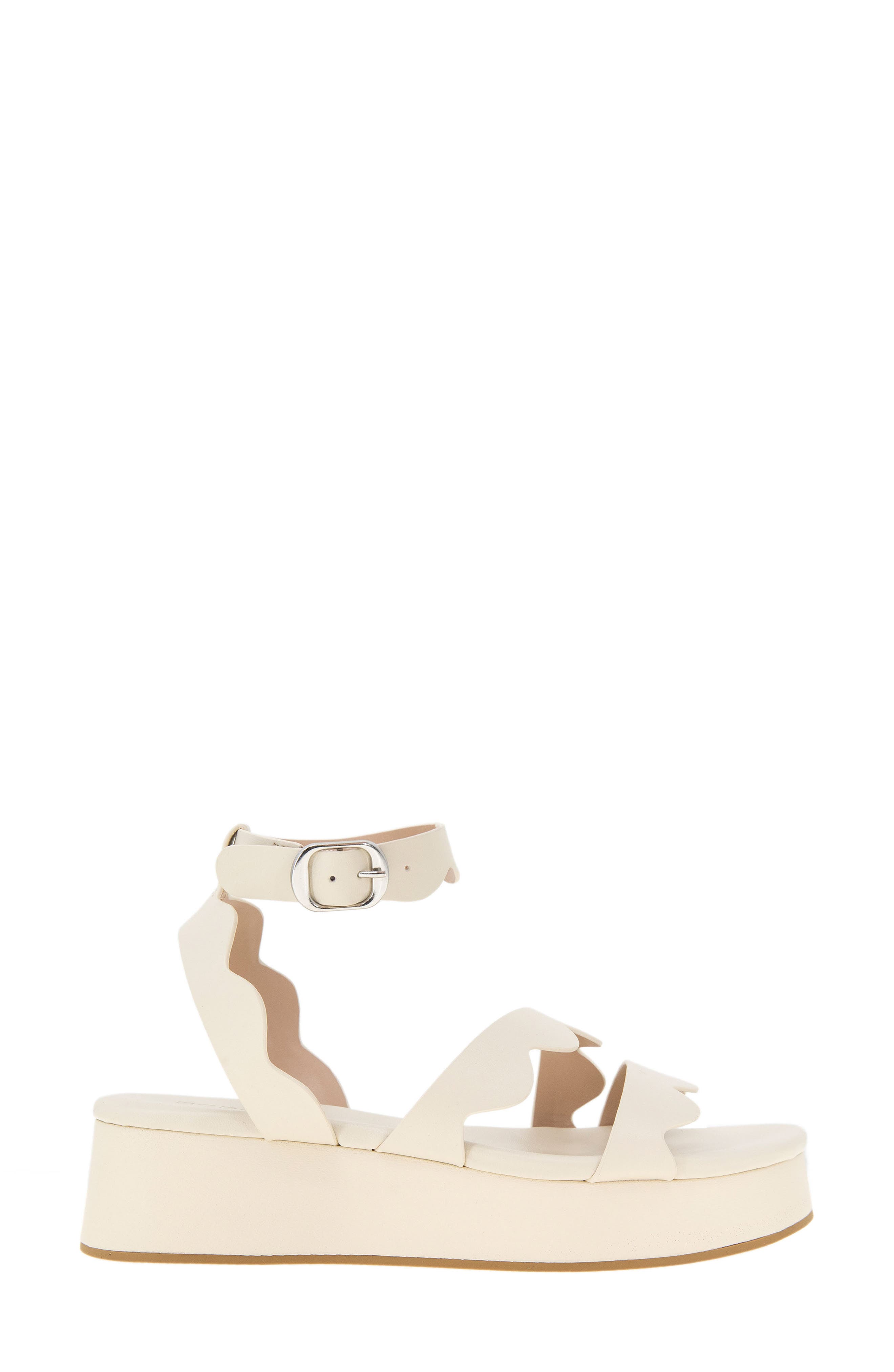 Faye Strappy Platform Sandal, Alternate, color, BIANCA