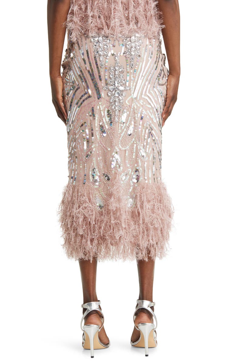 ASOS DESIGN Luxe Sequin & Crystal Party Skirt, Alternate, color, 