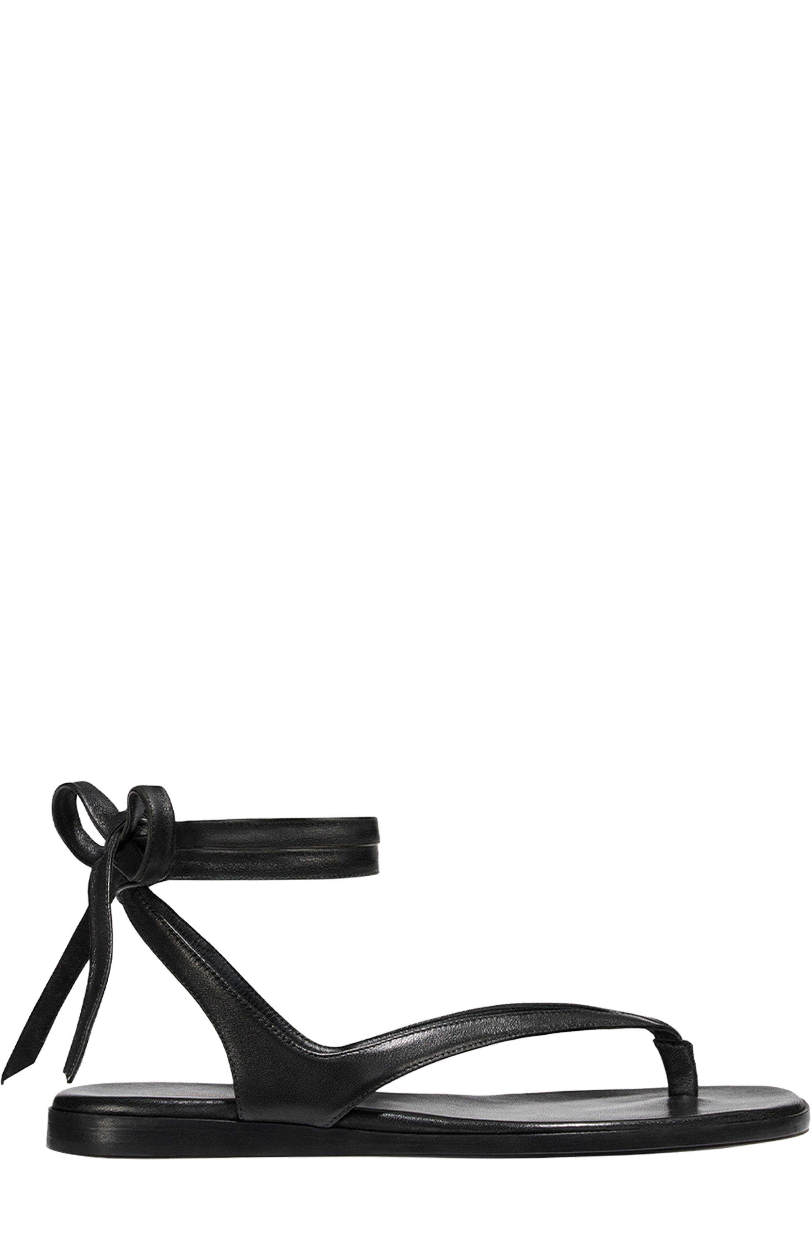 MARGAUX The Palermo Wrap Sandal, Main, color, Black Nappa