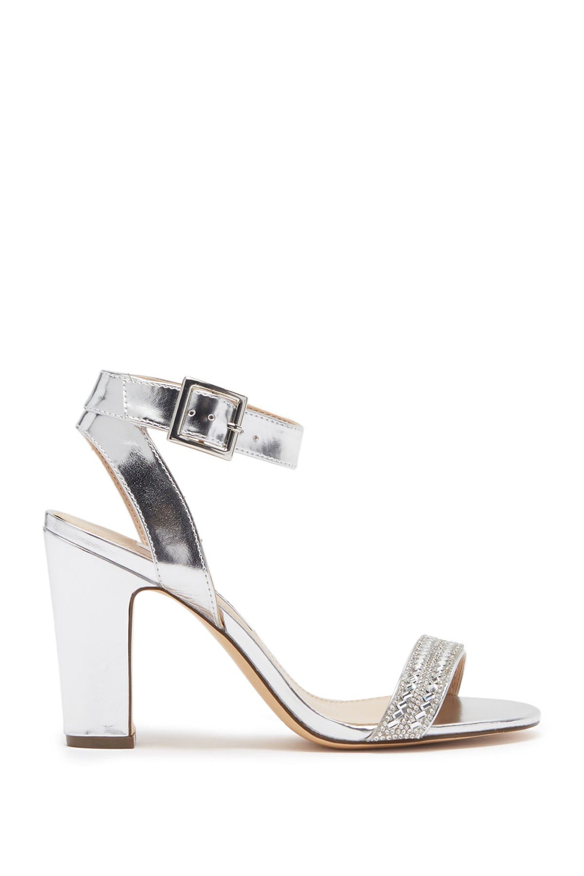 Nina Sharon Embellished Stone Block Heel Sandal (Women) | Nordstromrack