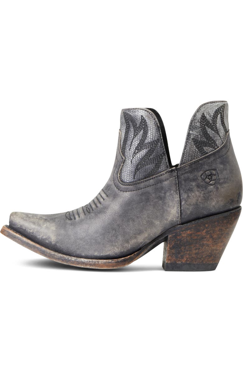 Ariat Hazel Block Heel Western Bootie, Alternate, color, Black
