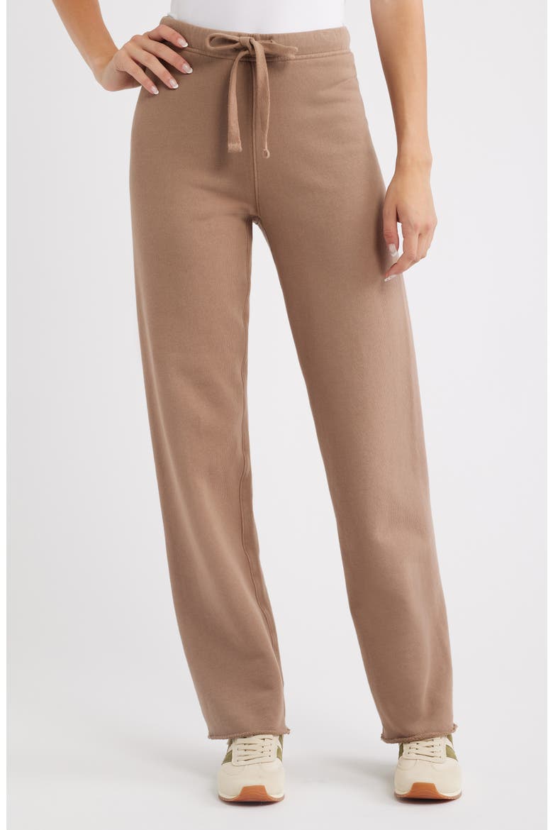 Catherine Cotton Sweatpants, Main, color, TOASTED