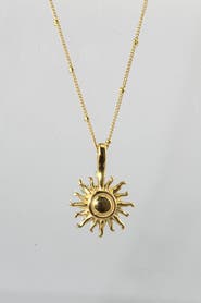 Meideya Lyra Sun Necklace