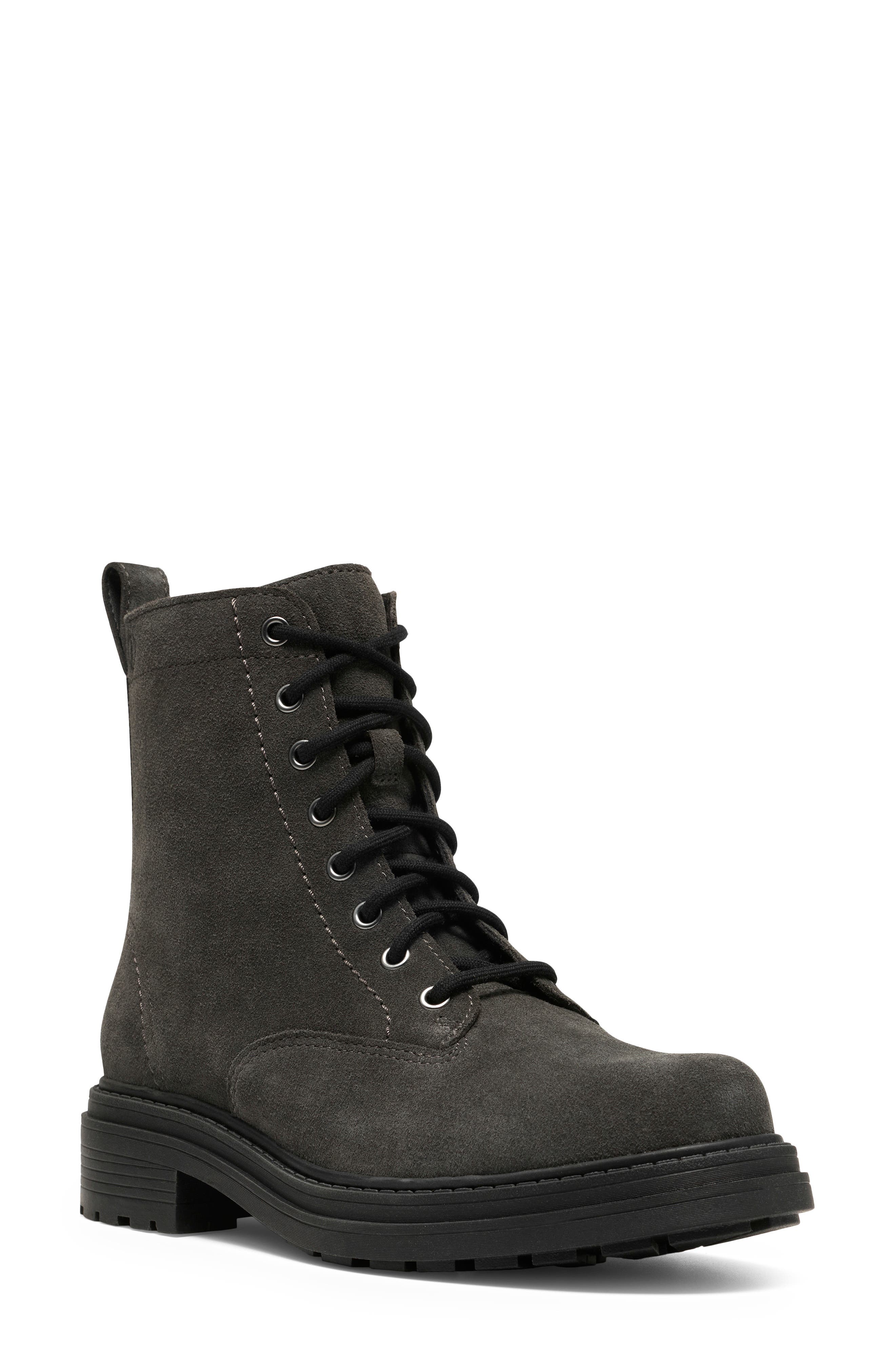 Orinoco 3 Lane Leather Boot, Main, color, DARK GREY SUEDE