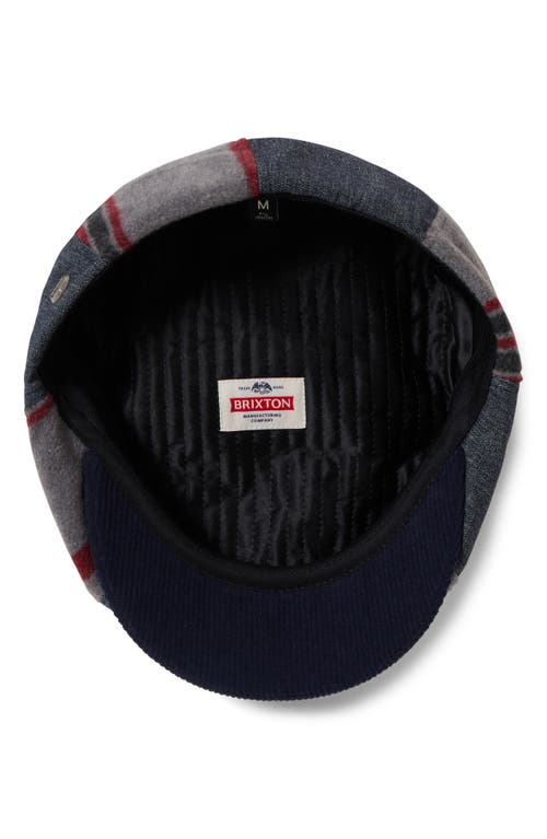Brixton Altered Threads Brood Mixed Media Driving Cap In Multi