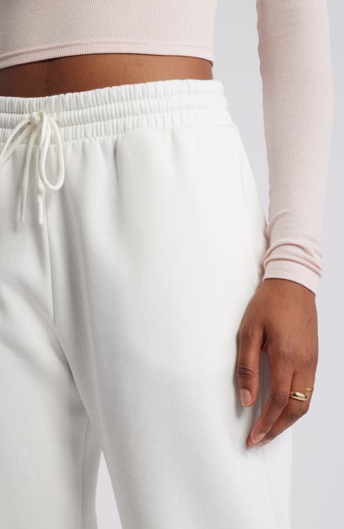 Bp. Oversize Fleece Joggers In White