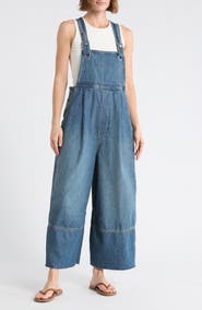 Free People Rambler Denim Overalls
