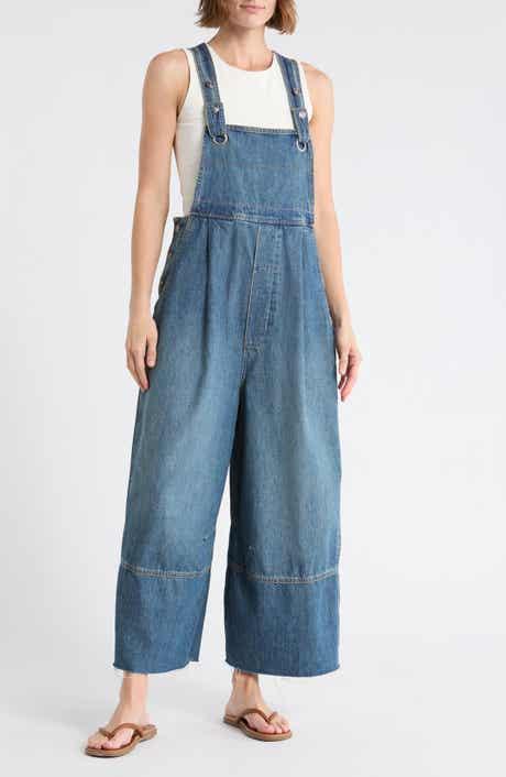 Free People Rambler Denim Overalls