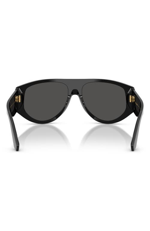 Dolce & Gabbana Dolce&gabbana 56mm Pilot Sunglasses In Black