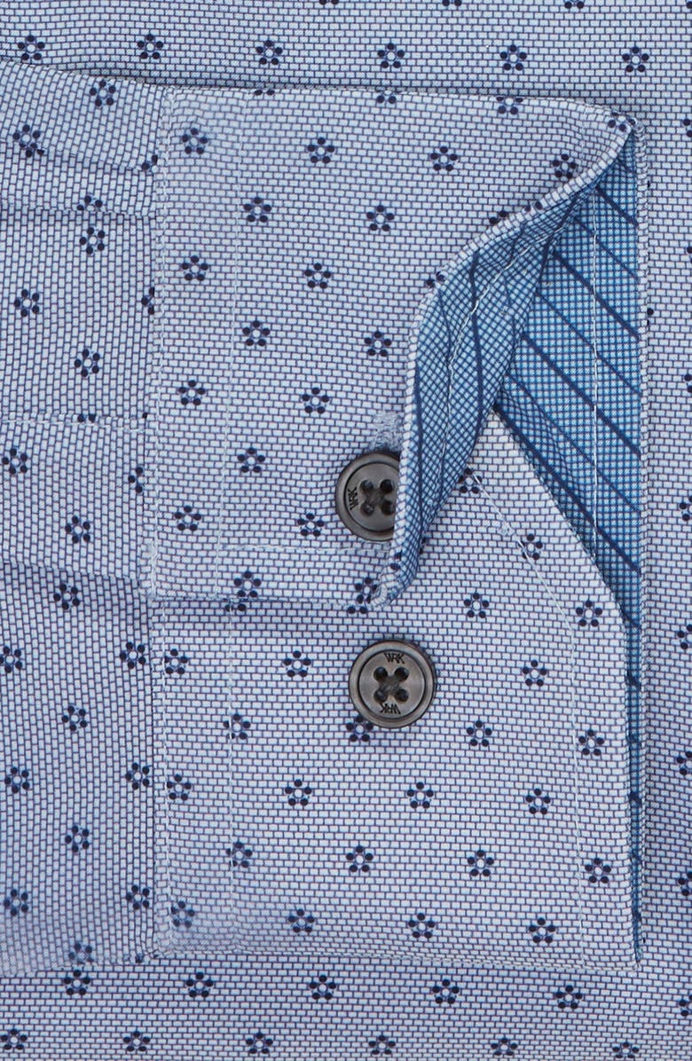 W.R.K Trim Fit Performance Stretch Floral Dress Shirt, Alternate, color, 