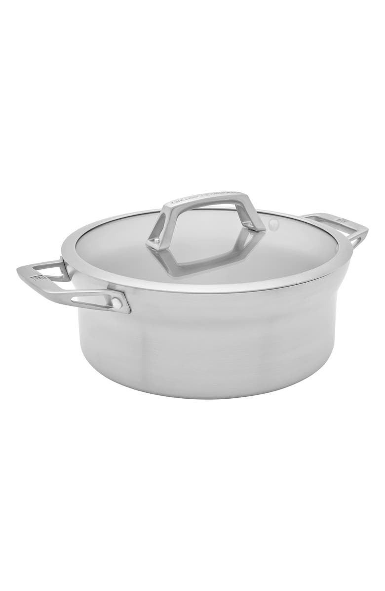 ZWILLING Motion Stainless Steel Dutch Oven, Main, color, Stainless Steel