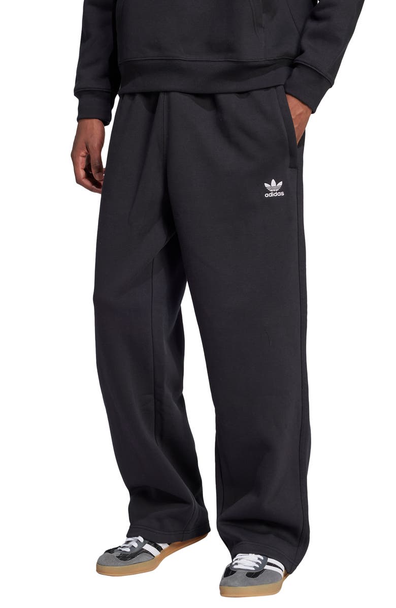 adidas Trefoil Essentials Sweatpants, Main, color, Black