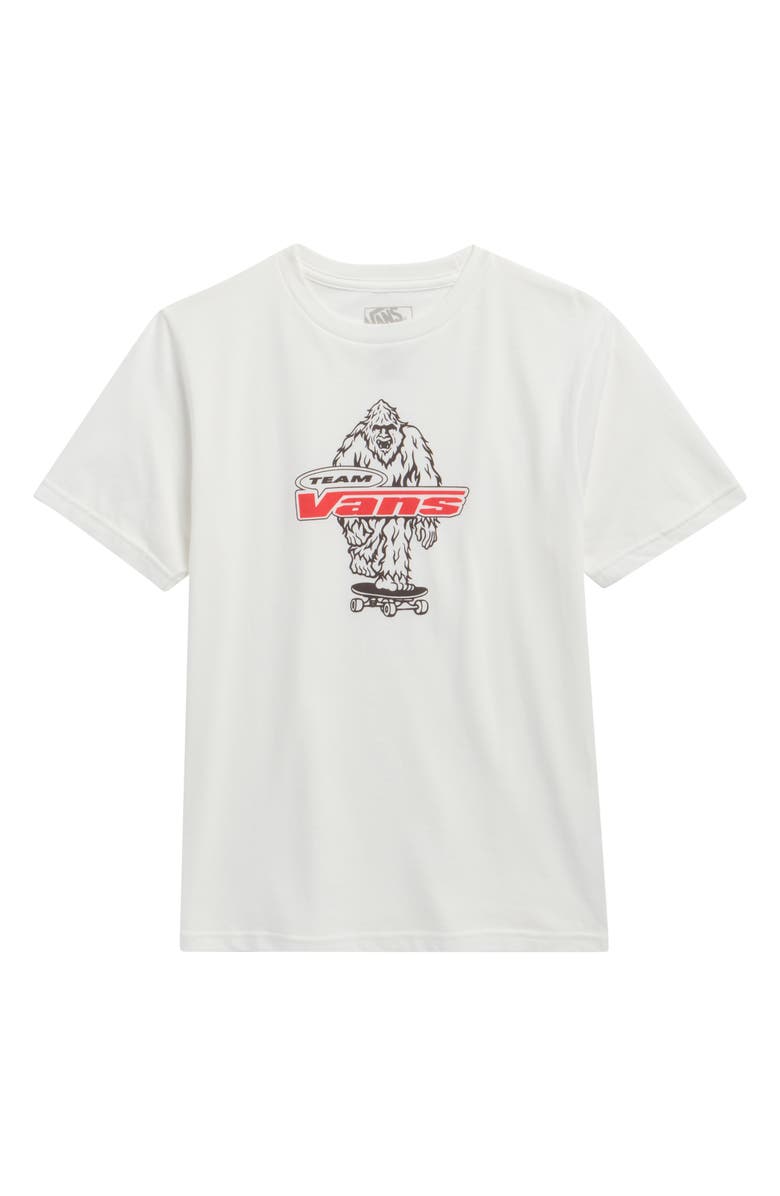 Vans Kids' Big Push Cotton Graphic T-Shirt, Main, color, White