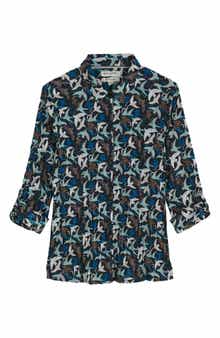 Seasalt Cornwall Larissa Printed Organic Cotton Button-Up Shirt
