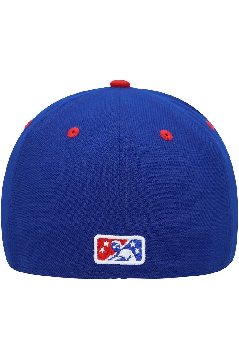 Men's New Era Blue Stockton Ports Marvel x Minor League 59FIFTY Fitted Hat, Alternate, color, Blue