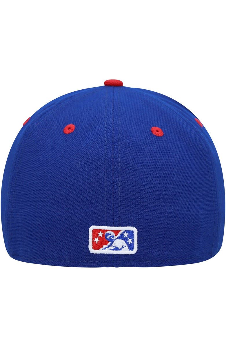 New Era Men's New Era Blue Stockton Ports Marvel x Minor League 59FIFTY Fitted Hat, Alternate, color, Blue