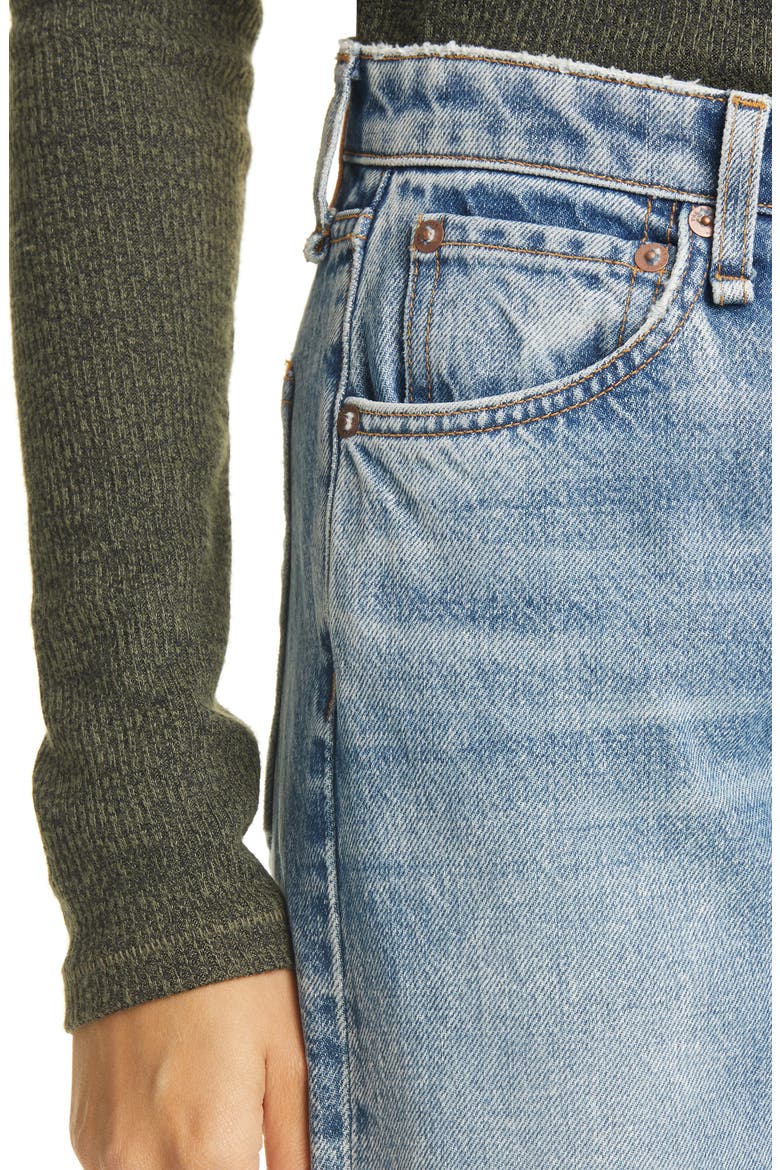 Maya High Waist Crop Flare Jeans, Alternate, color, FARROW