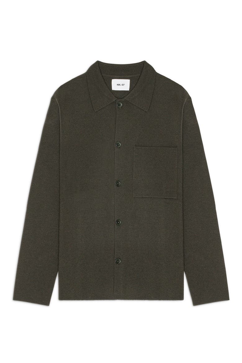 Jonas 6530 Cardigan, Alternate, color, DARK ARMY