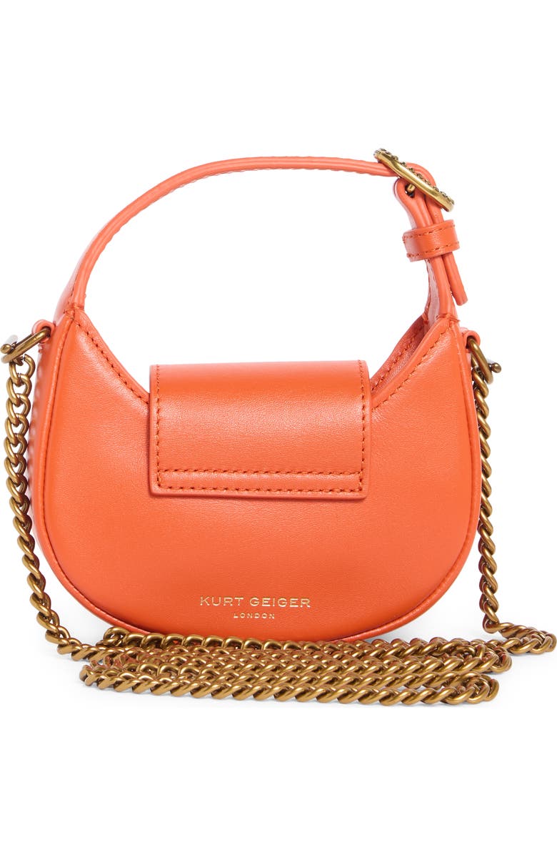 Kurt Geiger London Mini Chelsea Hobo Bag, Alternate, color, Orange