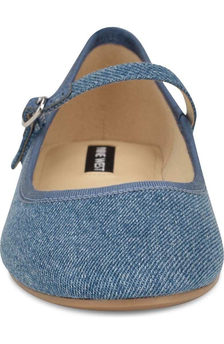 Nine West Ewind Mary Jane Flat, Alternate, color, Mbl01