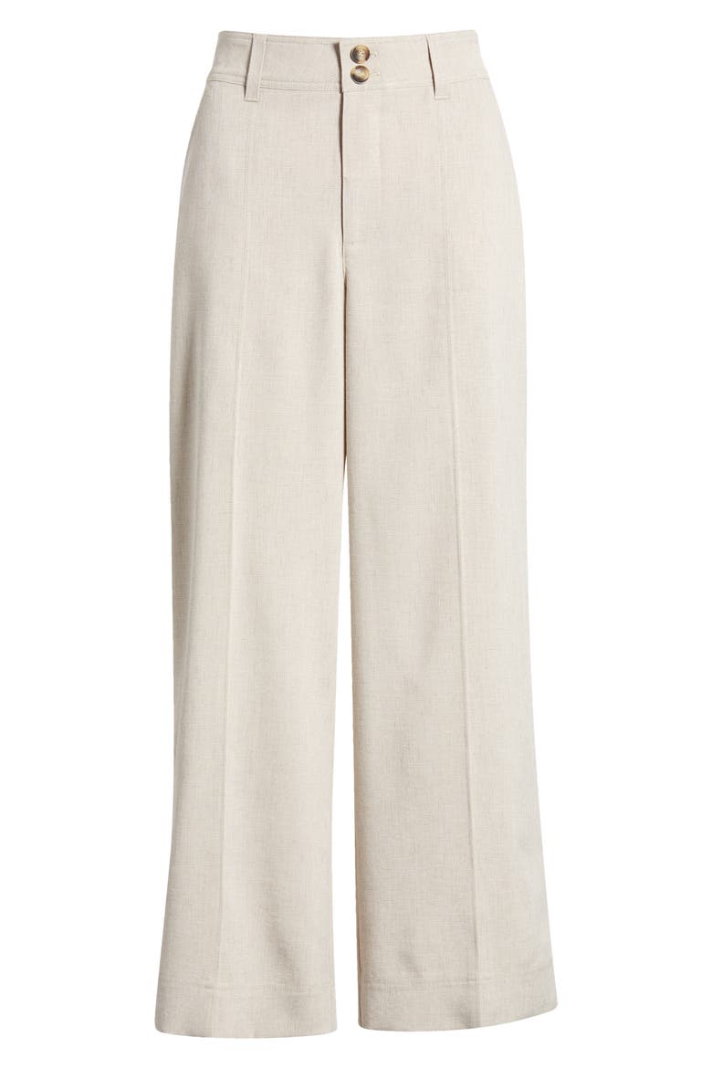 Skyrise Double Button Pants, Alternate, color, STONE