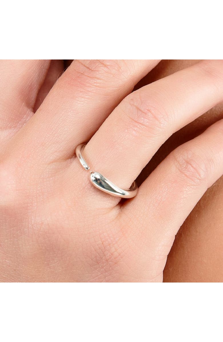 Lucy Quartermaine Single Drop Ring, Alternate, color, Sterling Silver