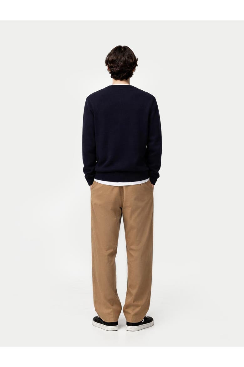 Essential Crewneck Cashmere Sweater, Alternate, color, peacoat