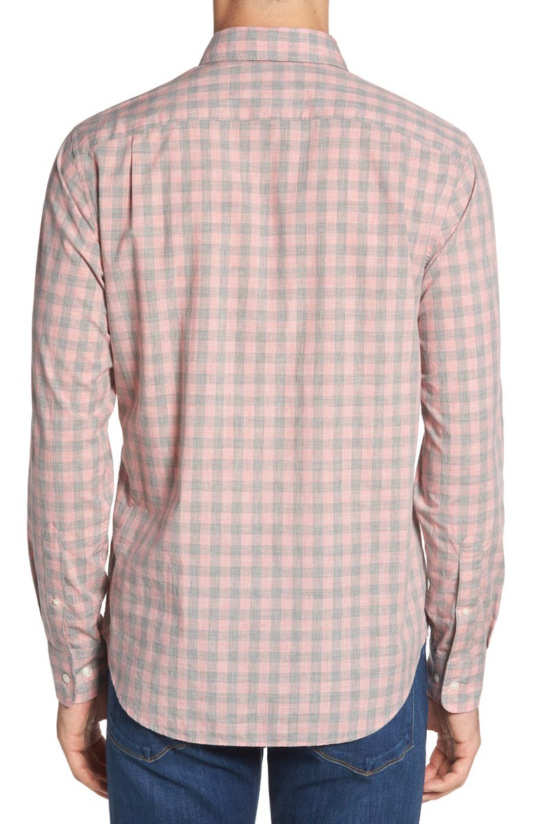 Bonobos Summerweight Slim Fit Gingham Shirt, Alternate, color,