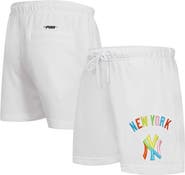 PRO STANDARD Women's Pro Standard White New York Yankees Washed Neon Shorts